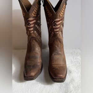 Ariat Rhino Tan Circuit Americana Boots Size 7B NWOT